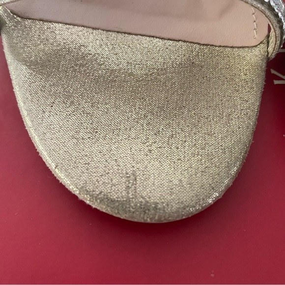 Kelly and Katie Platino Shimmer and Sand Evening Shoes size 8.5M - Picture 5 of 12